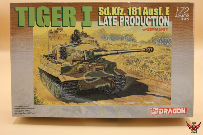 Dragon 1/72 Sd Kfz 181 Tiger I Ausf E Late Production (Zimmerit)