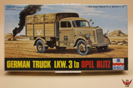 ESCI 1/72 German Truck LKW 3 ton Opel Blitz
