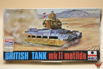 ESCI 1/72 British Tank Mk II Matilda