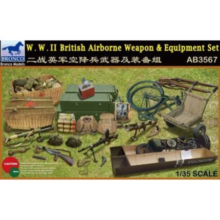 Bronco Models 1/35 WWII British Airborne Weapon & Equipment Set