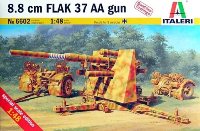 Italeri 8.8 cm FLAK 37 AA Gun