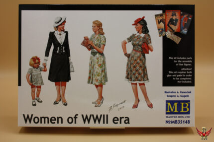 Master Box 1/35 Woman of WWII era