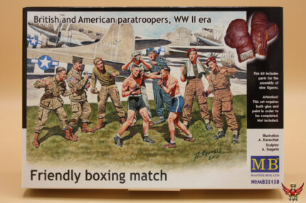 Master Box 1/35 British and American Paratroopers WWII "Friendly boxing match"