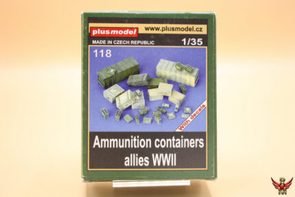 Plus Model 1/35 Ammunition containers allies WWII