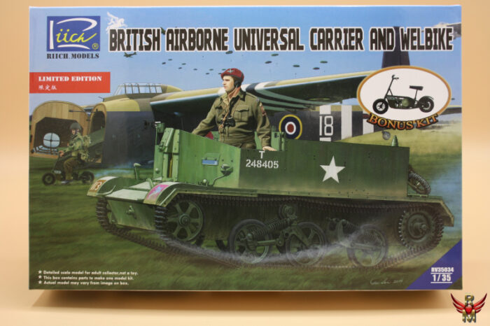 Riich Models 1/35 British Airborne Universal Carrier and Welbike