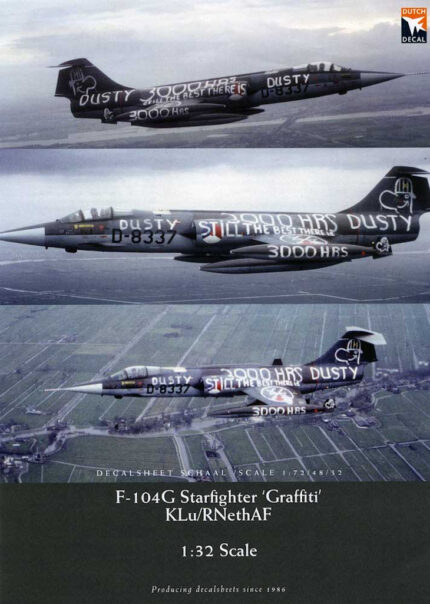 Dutch Decal 1/32 F 104G Starfighter Graffitti KLu/RNethAF