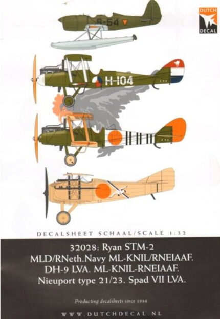 Dutch Decal 1/32 Ryan STM 2 MLD/RNeth Navy