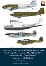 Dutch Decal 1/48 C-47B ML-KNIL/RNEIAAF Dakota