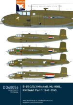 Dutch Decal 1/48 B25 C/D/J Mitchell ML-KNIL