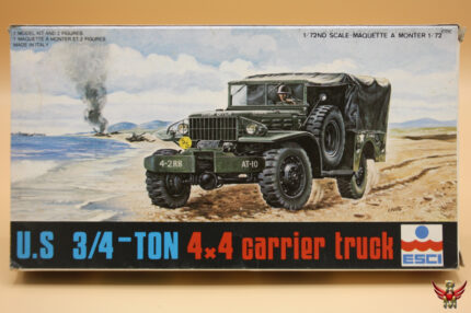 ESCI 1/72 US 3/4 Ton 4x4 Carrier Truck