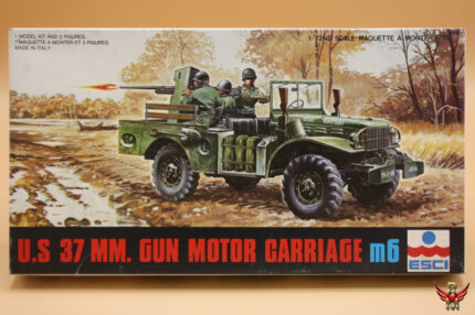 ESCI 1/72 US 37mm Gun Motor Carriage M6