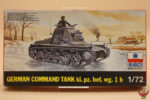 ESCI 1/72 German Command Tank Kl Pz Bef Wg Ib