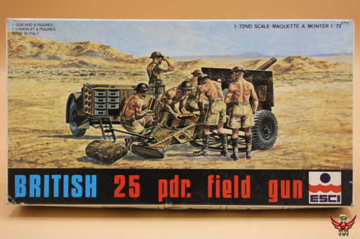 ESCI 1/72 British 25 Pdr. Field Gun