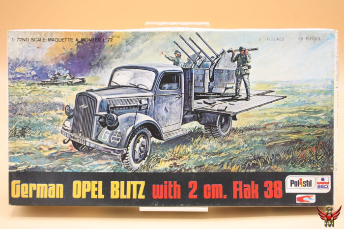 ESCI 1/72 Opel Blitz with 2 cm Flak 38