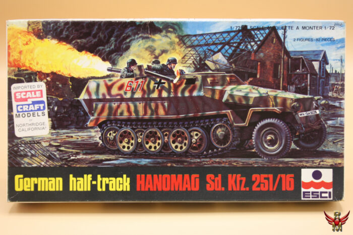 ESCI 1/72 German Half Track Hanomag Sd Kfz 251/16