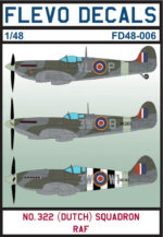 Flevo Decals 1/48 No 322 (DUTCH) Squadron RAF