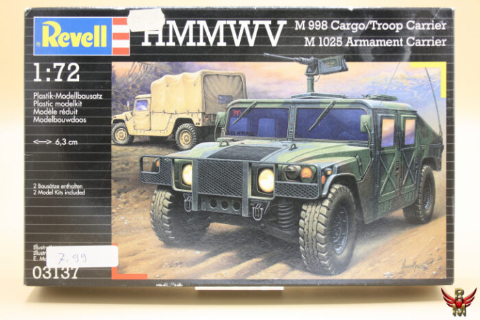 Revell 1/72 HMMWV M998 Cargo/Troop Carrier