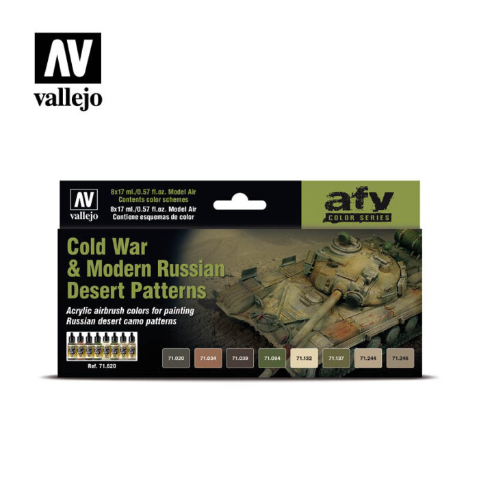 Vallejo AFV Cold War & Modern Russian Desert Patterns