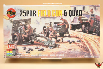 Airfix 1/72 25 PDR Field Gun and Quad