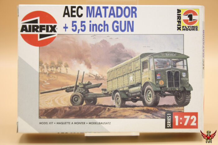 Airfix 1/72 AEC Matador and 5.5 inch Gun