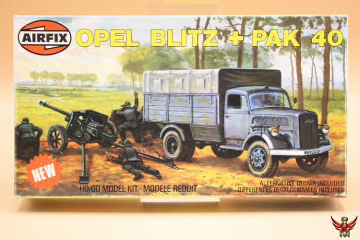 Airfix 1/76 Geman Opel Blitz + Pak 40 H0/00
