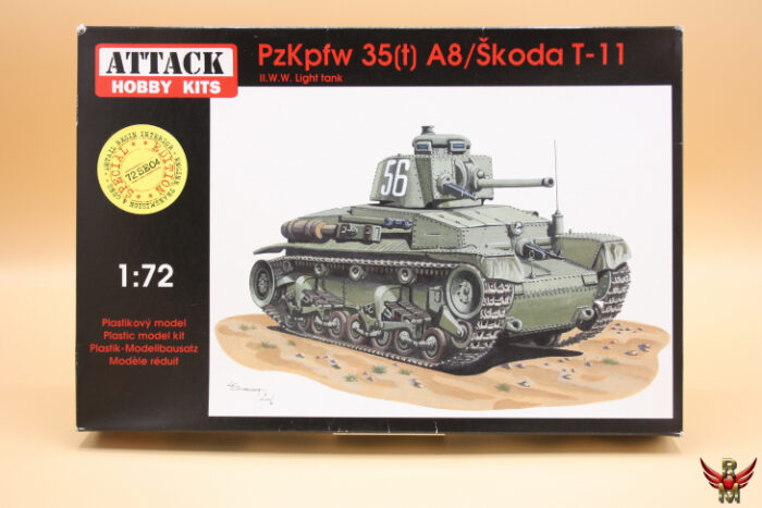 Attack Hobby Kits 1/72 PzKpfw 35 t A8 Skoda T-11 Special Edition