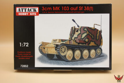 Attack Hobby Kits 1/72 German 3cm MK 103 auf SF 38 t
