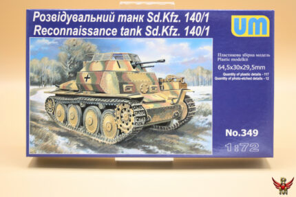 Uni Models 1/72 German Reconnaissance Tank SdKfz 140-1