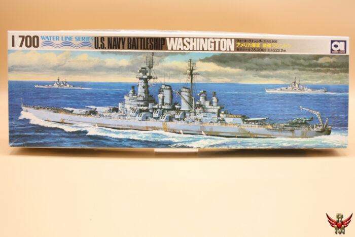 Aoshima 1/700 US Navy Battleship Washington water line series