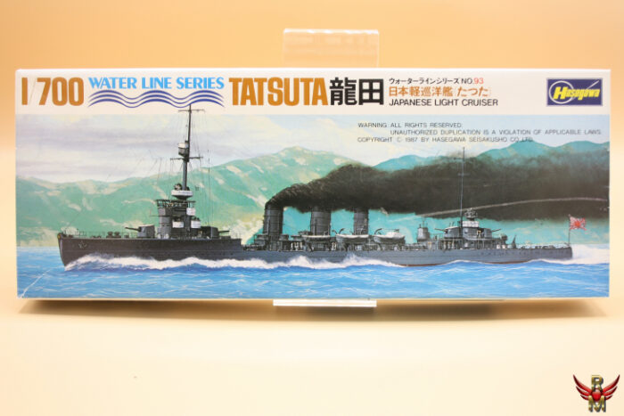 Hasegawa 1/700 IJN Light Cruiser Tatsuta water line series