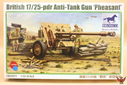 Bronco Models 1/35 British 17/25 Pdr Anti Tank Gun Pheasant