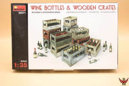 MiniArt 1/35 Wine Bottles & Wooden Crates Building & Accessories Series