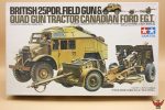 Tamiya 1/35 British 25 Pdr Field Gun Quad Gun Tractor