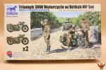 Bronco Models 1/35 Triumph 3HW Motorcycle with British MP Set