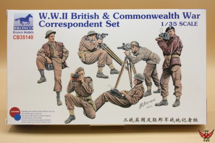 Bronco Models 1/35 WWII British & Commonwealth War Correspondent Set