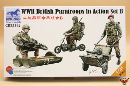 Bronco Models 1/35 WWII British Paratroops in Action Set B