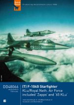 Dutch Decal 1/48 T F-104G Starfighter KLu Netherlands Air Force