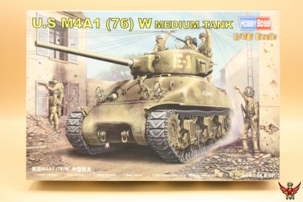HobbyBoss 1/48 US M4A1 76 W Medium Tank
