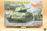HobbyBoss 1/48 Russian T34/85 Tank Model 1944 angle jointed Turret