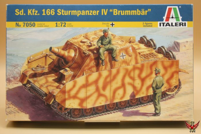 Italeri 1/72 German Sd Kfz 166 Sturmpanzer IV Brummbär