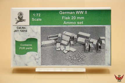 JK Resin 1/72 German WWII Flak 20mm Ammo Set