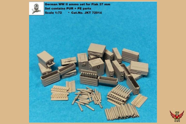 Tank Workshop 1/35 Scale Flak 38 Resin Ammunition & Boxes - TWSP35001 New Tooling