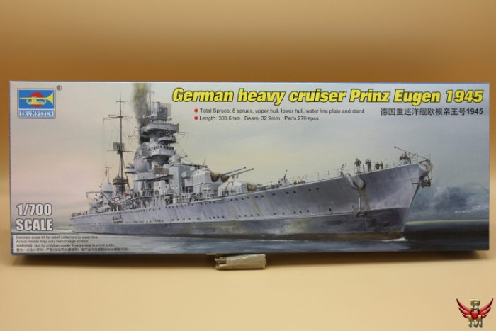 Trumpeter 1/700 German Heavy Cruiser Prinz Eugen 1945