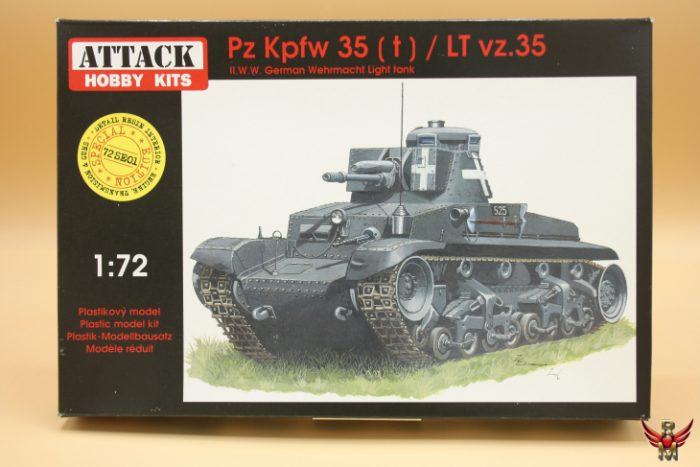 Attack Hobby Kits 1/72 German Pz Kpfw 35t/ LT vz 35 SPECIAL EDITION