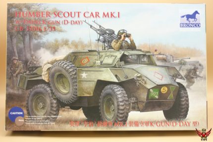Bronco Models 1/35 Humber Scout Car Mk I with twins K-gun D-Day