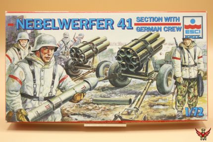 ESCI/ERTL 1/72 German Nebelwerfer 41 section with German Crew