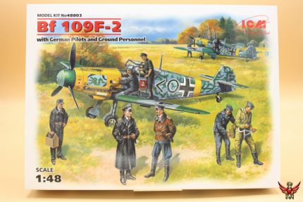 ICM 1/48 Messerschmitt Bf-109F-2 with German Pilots and Ground Personnel