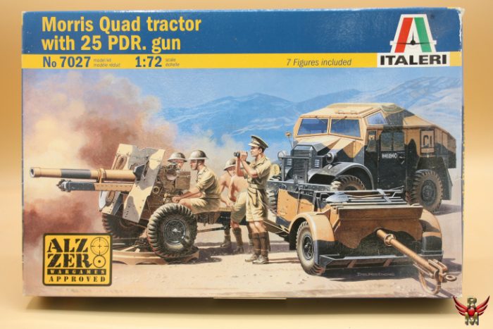 Italeri 1/35 Morris Quad Tractor with 25 Pdr Gun