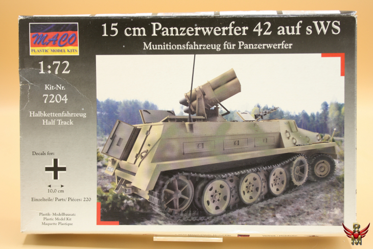 MACO 1/72 German 15CM Panzerwerfer 42 auf sWS - Rowasp Modelbouw