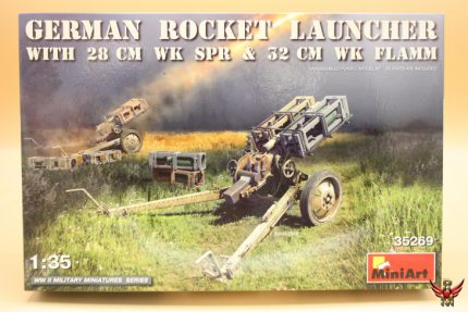 MiniArt 1/35 German Rocket Launcher 28cm WK SPR and 32cm WK Flamm